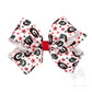 Medium Red and Black Collegiate Bow