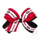 Wee Ones Large Georgia Logo Ribbon Underlay Hair Bow