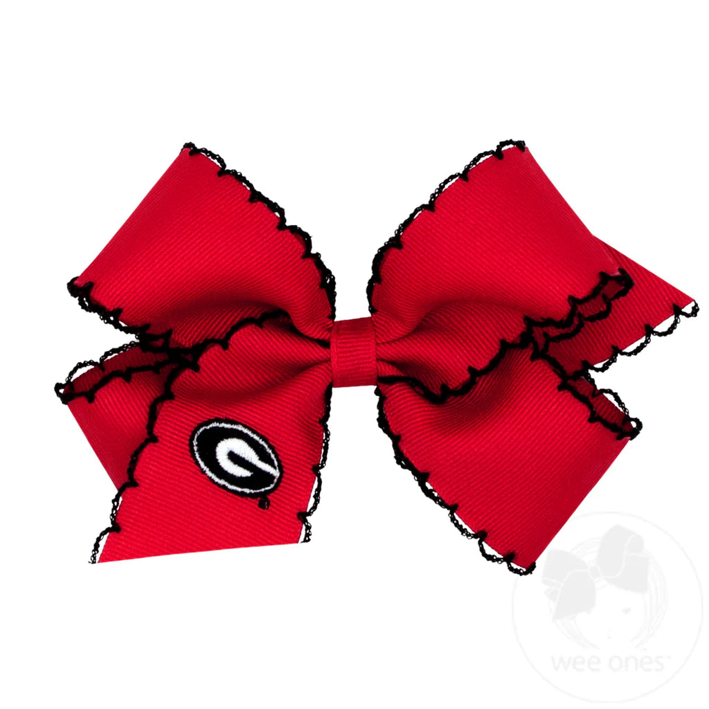 Medium Red Bow with Black Trim