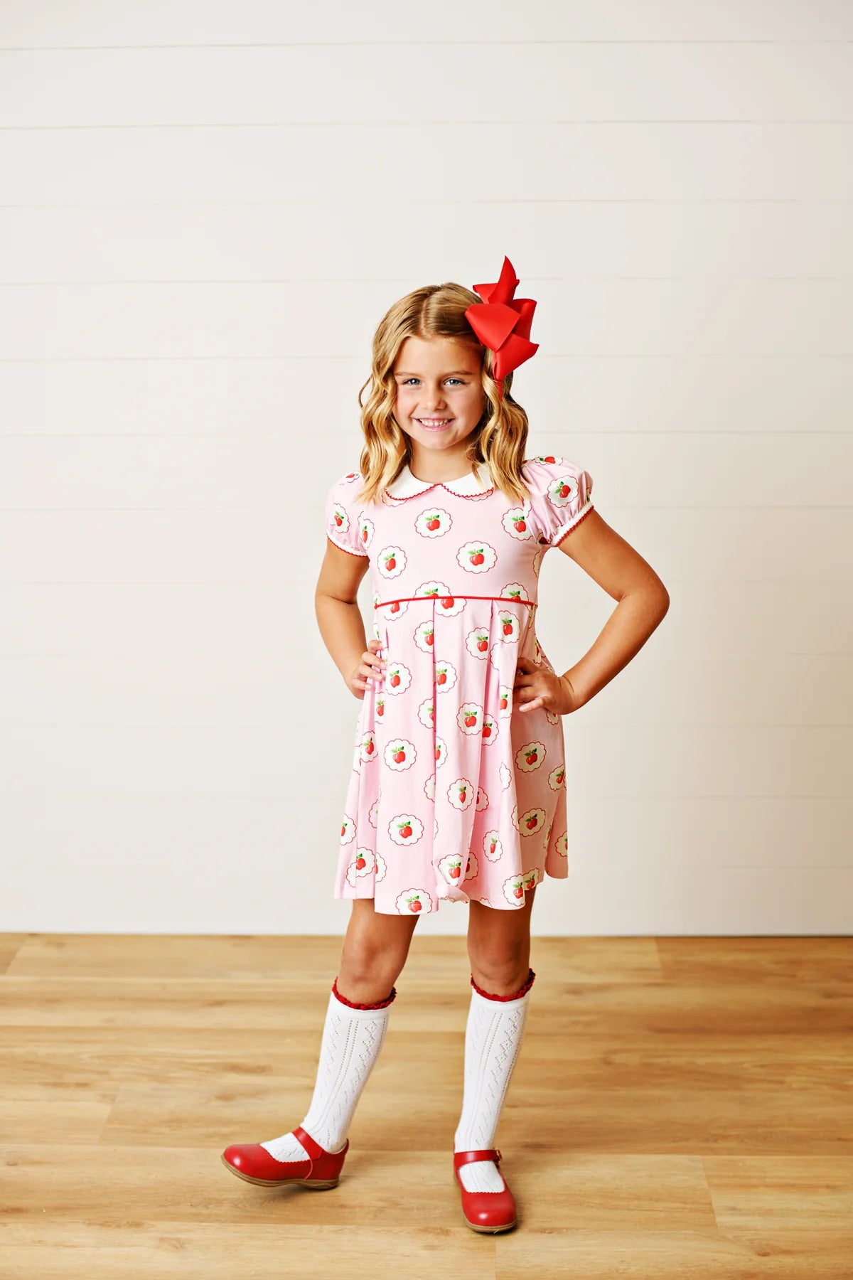 Swoon Kids Back to School Apple Dress