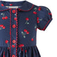 Cherry Front Button Dress
