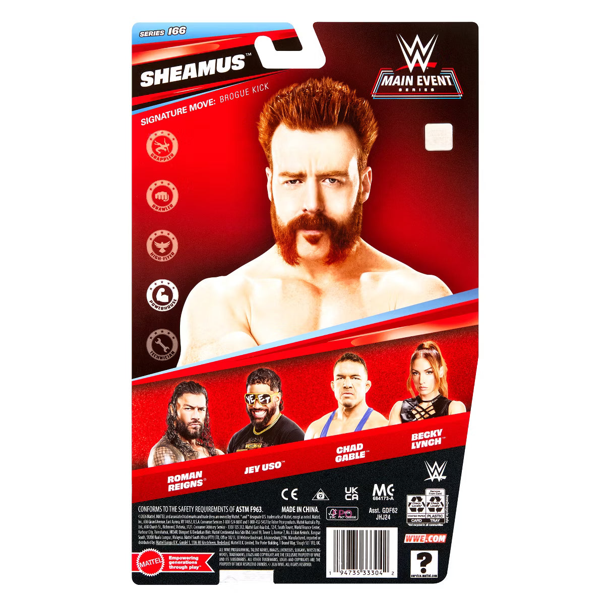 WWE Main Event Series 166 Sheamus Action Figure