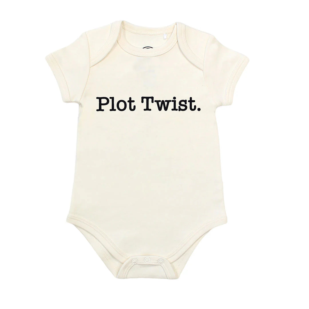 Plot Twist Baby Onesie