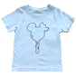 Short Sleeve Blue Ice Cream T-SHirt