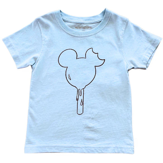 Short Sleeve Blue Ice Cream T-SHirt
