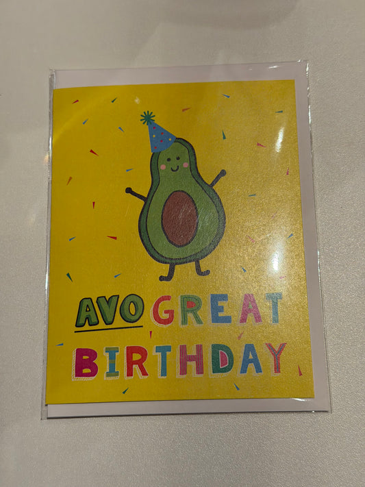 AVO Great Birthday- Large Card with Envelope