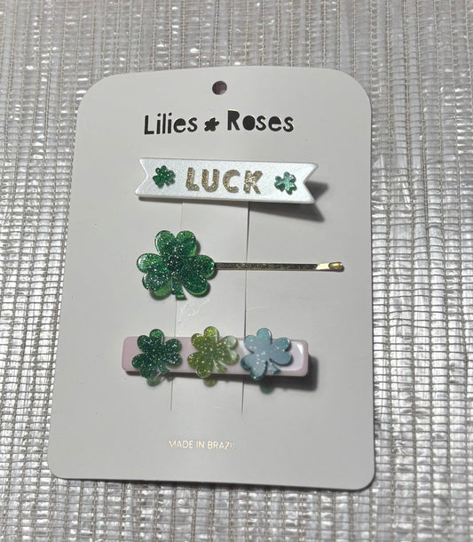 Luck Charms Hair Clips