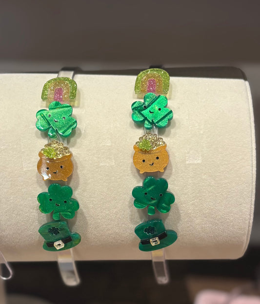 Shamrocks Leprechaun Hat Headband