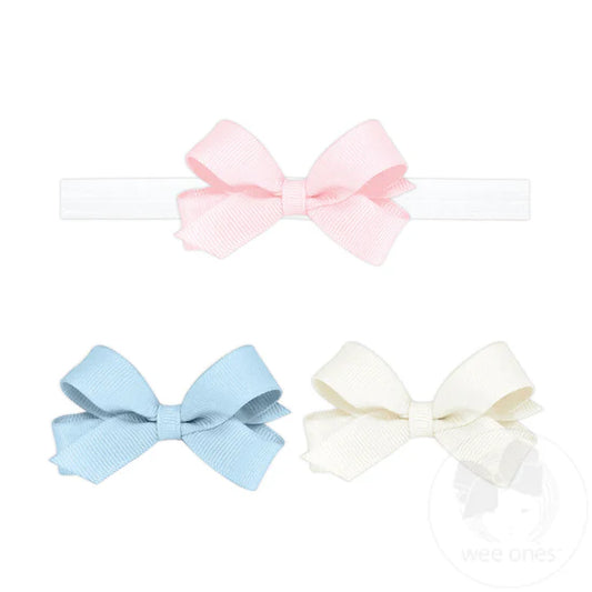 3PK TINY GG BOW W/BAND