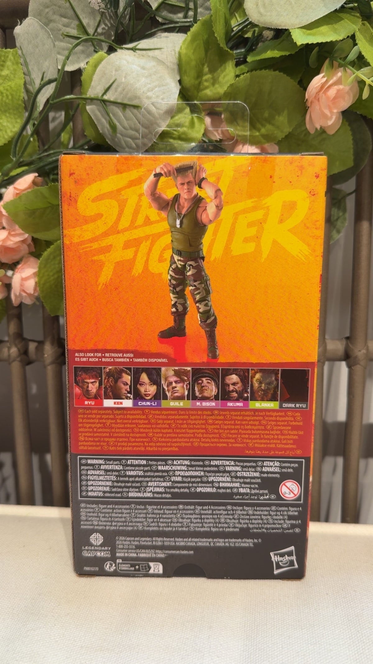 Hasbro Street Fighter Guile Figure