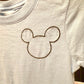 Light Blue Mickey Outline T-Shirt