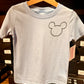 Light Blue Mickey Outline T-Shirt