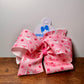 Pink Santa Bow