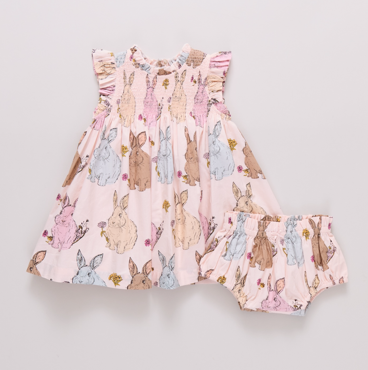 Pink Chicken Baby Girl Stevie Dress Set
