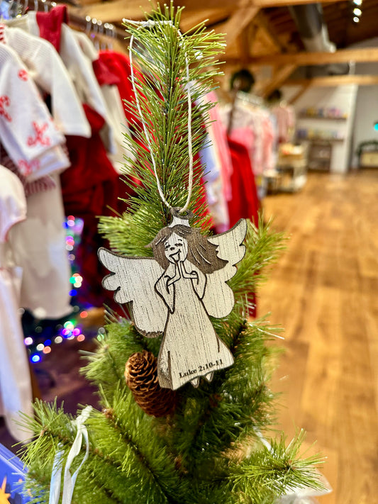 The Night of Christmas Angel Ornament