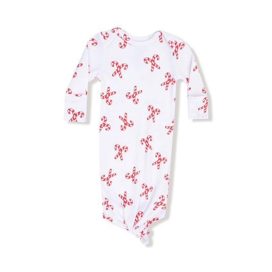 Knotted Gown- Candy Canes