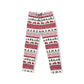 Red Truck Fair Isle- Adult Bottoms with Pockets