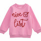 Nice List Tinsel Sweatshirt