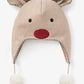 Brown Reindeer Aviator Hat