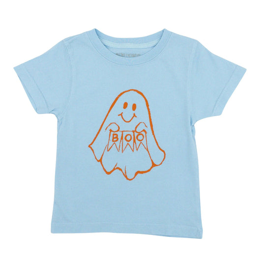 Light Blue BOO Ghost T-Shirt