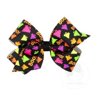 KING GG NEON HALLOWEEN PRINT BOW