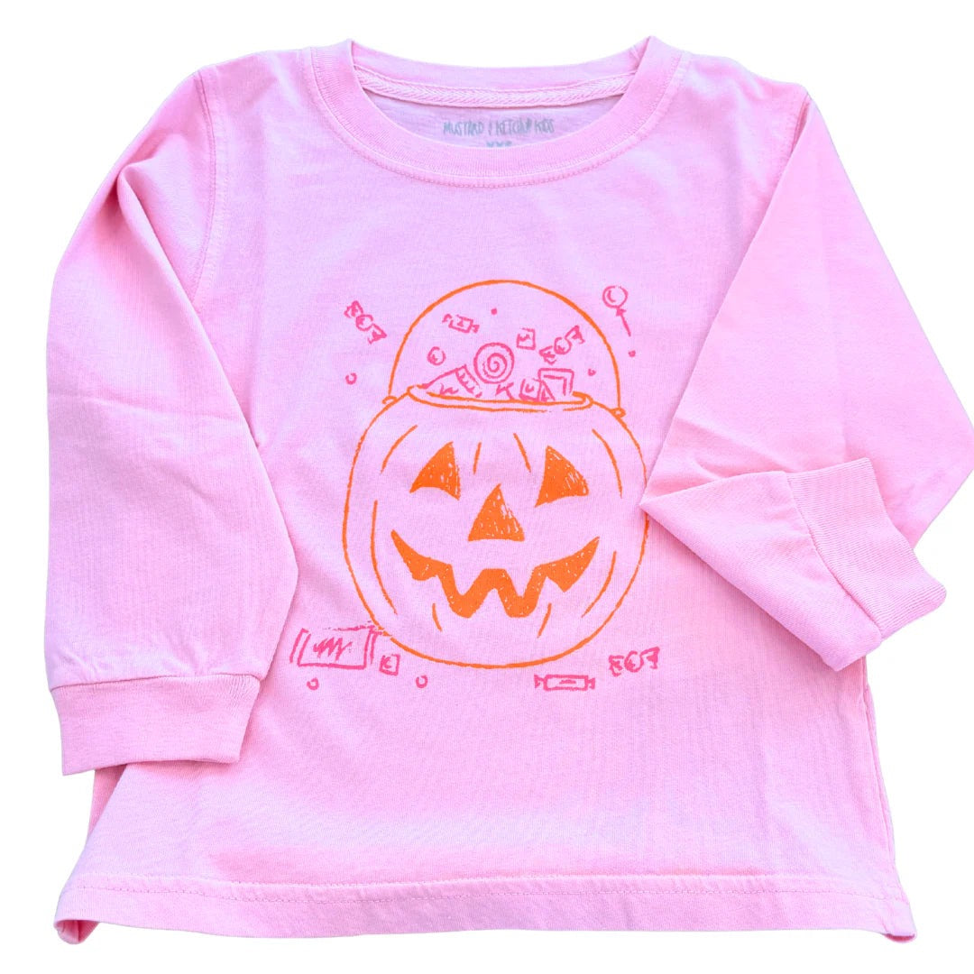 Pink Pumpkin Long Sleeve Shirt