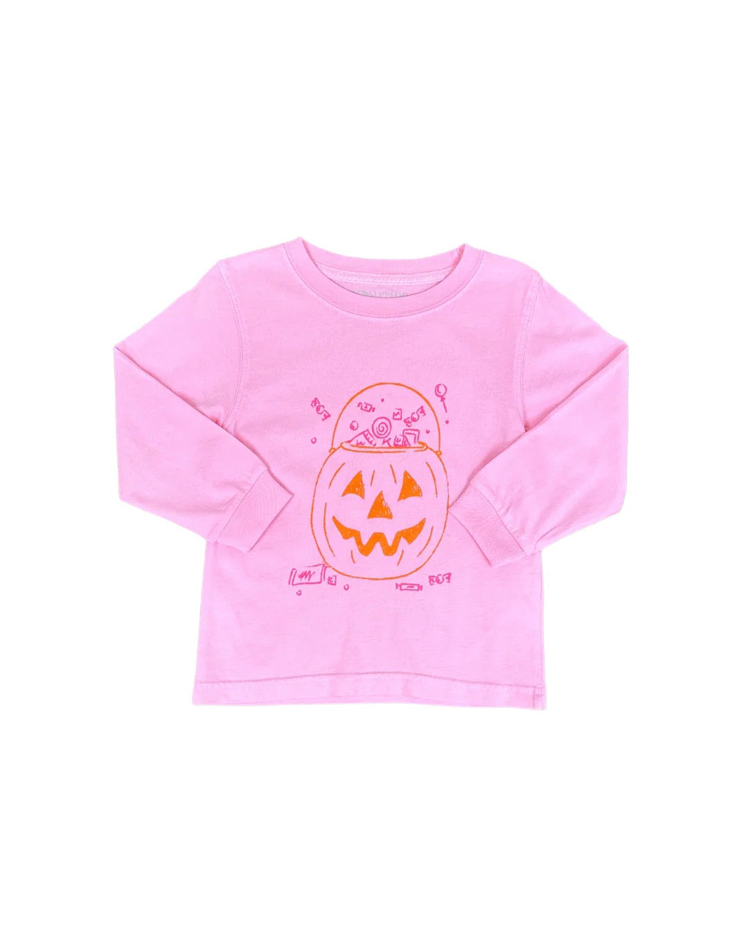 Pink Pumpkin Long Sleeve Shirt