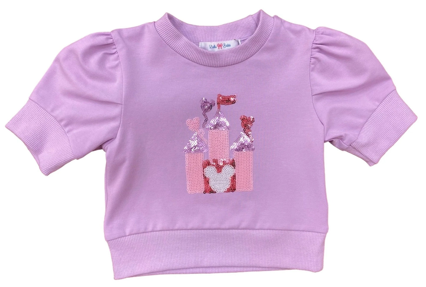 Lavender Castle Puff Shirt