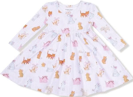 twirl dress dog print