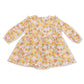 amber ruffle floral bubble