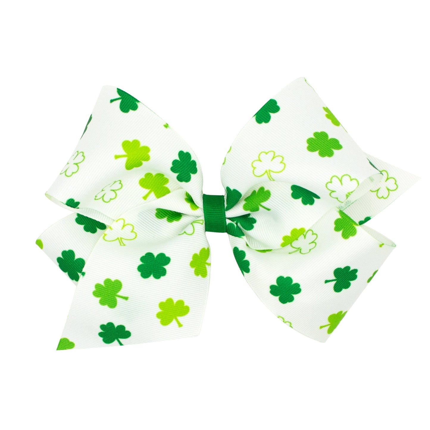 King Shamrock Print Bow
