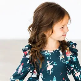 Christmas Ballet Ruffle Twirl Dress