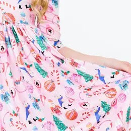 Sugar Plum Fairty Pocket Twirl Dress