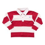 Boys Albert Rugby Shirt Red & White