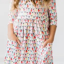 Merry and Bright Pocket Twirl Dress