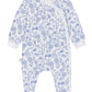 Floral Bunnies Baby Pajama