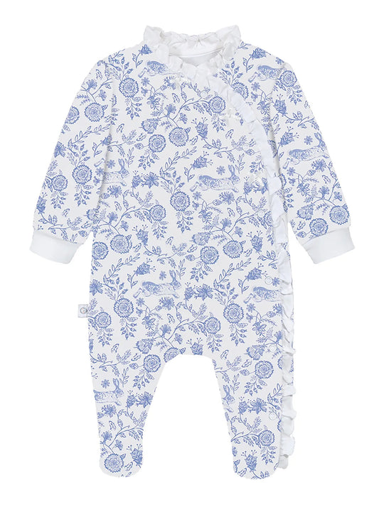 Floral Bunnies Baby Pajama