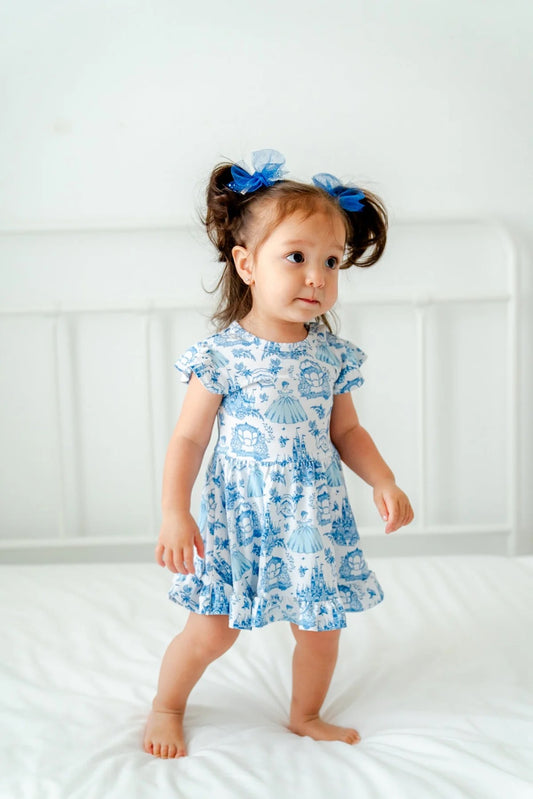 Bamboo Baby Dress Body Suit Twirl- Ella