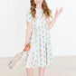 Pickleball Short Sleeve Pocket Twirl Dress