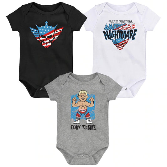 3 In 1 WWE 3 Piece Set- Cody Rhodes