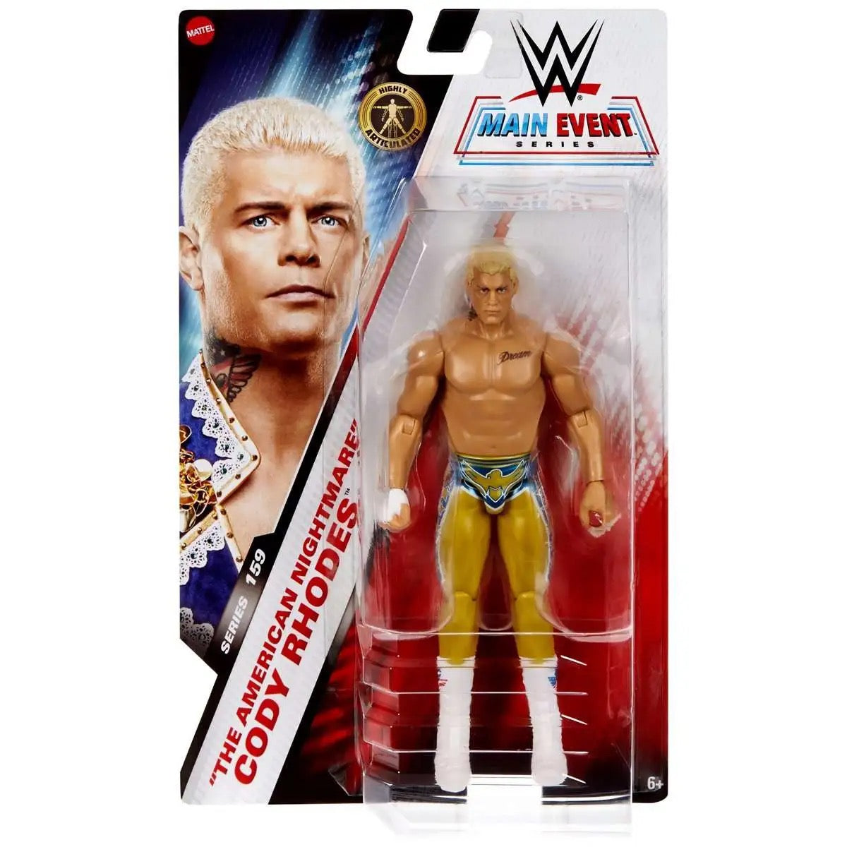 WWE Main Event 159 Action Figure- The American Nightmare Cody Rhodes