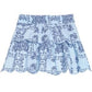 Two Tiered Skort - Boho Blue