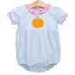 Pumpkin SS Ruffle Bubble