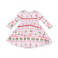 Sugar Plum Fairy- Nutcracker Fair Isle-Long Sleeve Dress