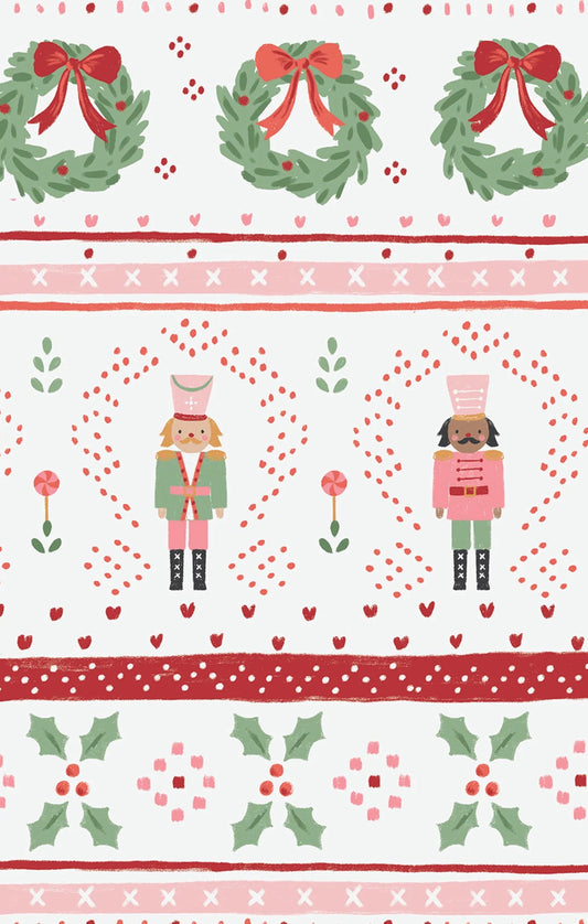 Sugar Plum Fairy- Nutcracker Fair Isle-Long Sleeve Dress