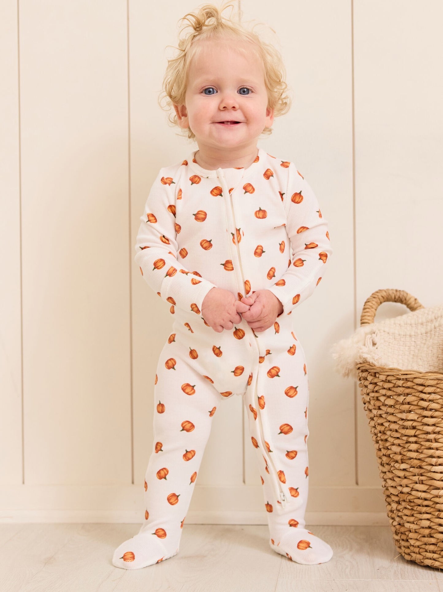 Little Pumpkins 2 Way Zipper Footie