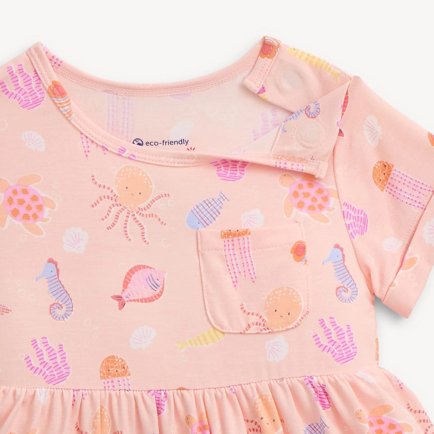 Deep Sea Chic- Pink Dress