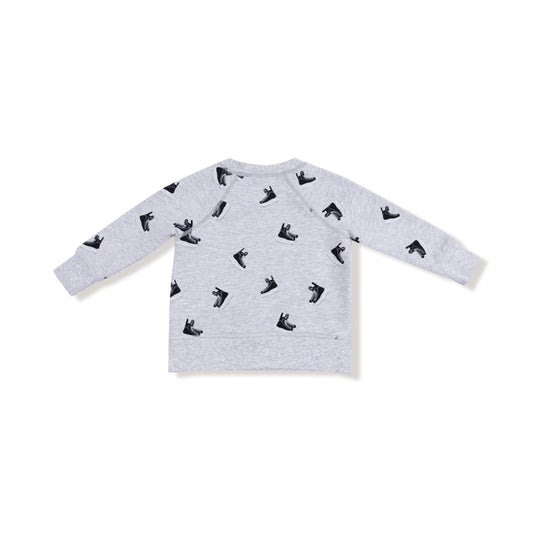 French Terry Hockey Sweatshirt with Jogger Pants