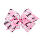 Pink Boo Hair Bow on Clippie.