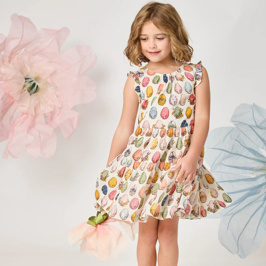 Pink Chicken Girls Eloise Ruffle Dress